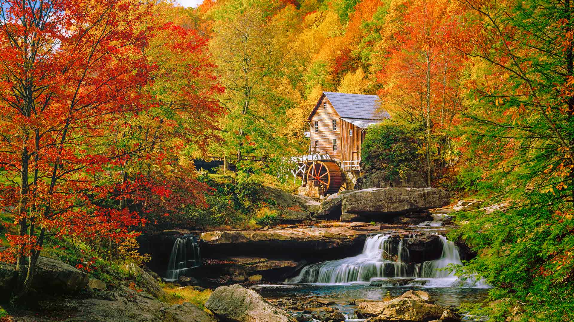 Where autumn turns the wheel